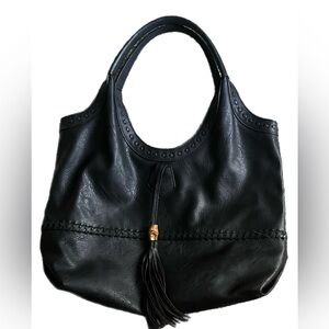 Big Buddha Midnight Black Hobo Bag